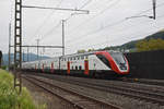 RABe 502 216-0 Twindexx durchfährt den Bahnhof Gelterkinden. Die Aufnahme stammt vom 13.05.2020.