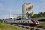 RABe 502 201-2 Twindexx fährt Richtung Bahnhof Muttenz. Die Aufnahme stammt vom 19.06.2020.