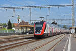 RABDe 502 010-7 Twindexx durchfährt den Bahnhof Rupperswil. Die Aufnahme stammt vom 25.09.2021.
