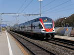 SBB - RABe 511 016-3 bei der einfahrt im Bahnhof von Herzogenbuchsee am 28.03.2017