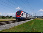 SBB - Triebzug RABe 511 055 unterwegs bei Lyssach nach Bern am 07.07.2018
