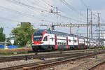 RABe 511 038 durchfährt den Bahnhof Pratteln. Die Aufnahme stammt vom 19.05.2018.