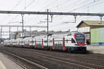 RABe 511 029 durchfährt den Bahnhof Rothrist. Die Aufnahme stammt vom 16.09.2018.