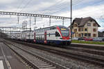RABe 511 067 durchfährt den Bahnhof Rupperswil. Die Aufnahme stammt vom 13.03.2020.
