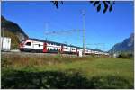 RE3820 nach Wil verlässt Landquart. (09.10.2014)