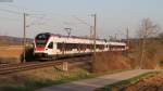 RABe 521 207-1 und 204-3 als SBB87706 (Konstanz-Engen) bei Welschingen 15.4.13