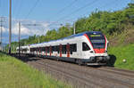 RABe 523 034, auf der S1, fährt Richtung Bahnhof Kaiseraugst. Die Aufnahme stammt vom 20.05.2017.