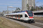 RABe 523 036, auf der S1, fährt Richtung Bahnhof SBB.