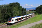 523 033-4 und 523 052-4 als S 26 nach Lenzburg bei Mühlau 23.6.20