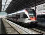 SBB - Triebzug RABe 523 001 im Bahnhof Olten am 18.06.2022