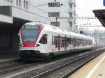 SBB - Triebzug RABe 523 036-7 im Bahnhof Langenthal am 12.03.2011