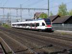 SBB - Triebzug RABe 523 010 unterwegs in Rupperswil am 20.04.2014