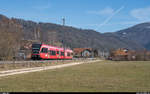 SBB GTW AJU RABe 526 265 am 17. Februar 2019 als Regio Biel - La Chaux-de-Fonds in Corgémont.