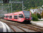 SBB - Triebwagen RABe 526 284 bei der einfahrt im Bahnhof Biel am 23.09.2020