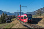 SBB RABe 526 263 (ex-BLS, ex-RM) am 10. Dezember 2016 als Regio Moutier - Solothurn zwischen Crémines und Corcelles BE.