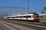 ABt NPZ Domino 50 85 39-43 864-0, auf der S23, fährt beim Bahnhof Rupperswil ein. Die Aufnahme stammt vom 10.06.2021.