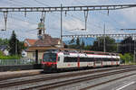 RBDe 560 284-2, auf der S29, wartet beim Bahnhof Rupperswil. Die Aufnahme stammt vom 17.07.2021.