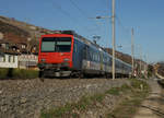 Pendelzug Kolibri anstatt SBB Pendelzug Domino  SBB: Herbstliche Stimmung am Bielersee bei Ligerz am 22.