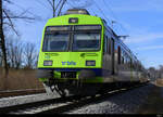 BLS - Regio nach Langnau an der Spitze der Triebwagen RBDe 4/4 565 739 unterwegs in Laupen am 19.02.2022