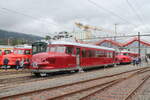 RCe 2/4 607 der OeBB vor dem SBB Historic RAe 2/4 1001 am 27.8.2023 während dem Depotfest in Olten