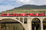 RhB, ABe 8/12, 3505, 08.10.2022, Solisbrücke