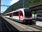 zb - Triebzug ABeh  161 011 im Bahnhof von Interlaken Ost am 25.07.2020