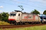 185 580-8 Crossrail am 30.06.2011 bei Woltorf