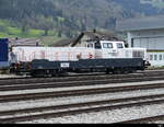 Sersa - Aem 91 85 4 940 001-1 im Bhf. Frutigen am 30.04.2023