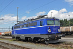 Ex ÖBB Lok 1042 007-1, wurde beim Güterbahnhof Muttenz abgestellt.