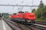 Die SBB Aem 940 001 und SBB Aem 940 004 abgestellt am 13.