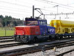 SBB - Rangierlok Eem 923 008-7 im Güterbahnhof von Langenthal am 03.04.2018