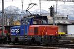 SBB Cargo Hybridlok Eem 923 008 macht Halt in St. Margrethen [27.01.2019].