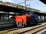 SBB - Rangierlok Eem 923 003-8 im Bahnhof von Neuchâtel am 10.05.2016