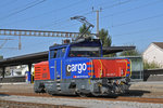 Eem 923 005-3 rangiert beim Bahnhof Kaiseraugst. Die Aufnahme stammt vom 29.09.2016.