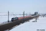 ES64U2-005 mit einer RB nach Eisenach am 11.02.2012 in Seebergen. ...