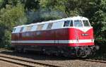 Als Gastlokomotive zum 21.Heizhausfest ...  Ren� Richter 23.08.2011