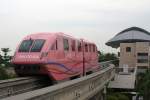 Der rosa Doppeltriebwagen f�hrt ...  Karl Seltenhammer 17.06.2010