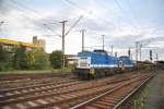 V 100 SP-007 und eine weitere V 100, verlassen Lehrte ...