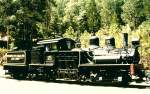 Nr. 15 der Yosemite Mountain Sugar Pine Railroad, eine Shay, ...