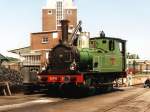 657 (SHM) auf Bahnhof Haaksbergen am 24-5-2001. Diese Lok ist ...