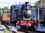 Lok5 Enkhuizen dampft in HOORN-Tramstation Richtung Lokschuppen;100904  ...
