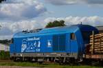 Pressnitztalbahn mit Werbung f�r ...  Gerd Wiese 19.11.2011