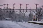 Die bekannte Signalbr�cke in ...  Felix H�hne 09.01.2010