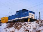 V60-SP-013 am 30.01.2010 abgestellt n�he Magdeburg Hasselbachplatz  ...