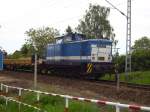 SLG Spitzke Logistik GmbH V 60 SP-014 von Spitzke bei den Bauarbeiten auf der Strecke L�bbenau - K�nigswusterhausen.