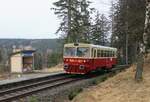 M 152 0391 (810 391-7) zu sehen am 03.02.24 in Potůčky zastávka.