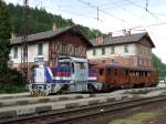Der Blauer Pfeil am Bahnhof Usti nad Orlici 40 Jahre nach dem Abschalten...