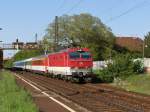 350-007 mit einem EC nach Budapest Keleti - 28.04.2012 Budapest-Istvntelek