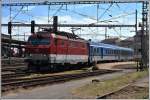 350 007-1 mit EC170 nach Berlin in Bratislava Hlavná Stanica. (08.06.2014)