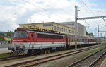 240 092-7 vor Abfahrt mit Regionalzug Os 7327 Banská Bystrica/Neusohl (14:16) – Zvolen os.